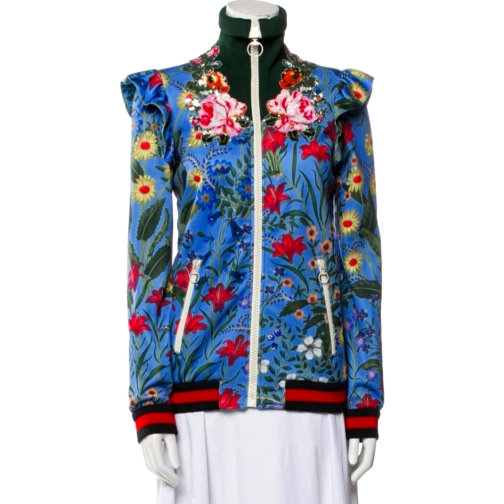 Gucci Floral Blue Jacket
